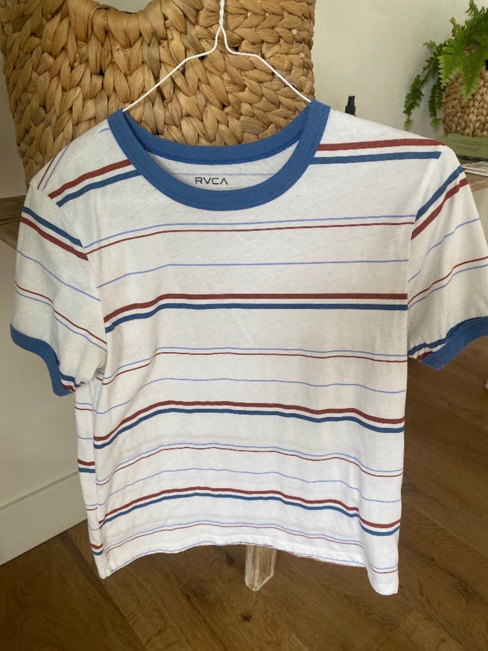 RVCA Striped Ringer Tee | Size Medium | Perfect Condition ✨"